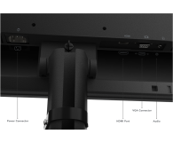 Lenovo 27'' ThinkVision S27e-20 62AFKAT2EU Czarny - 1468352 - zdjęcie 9